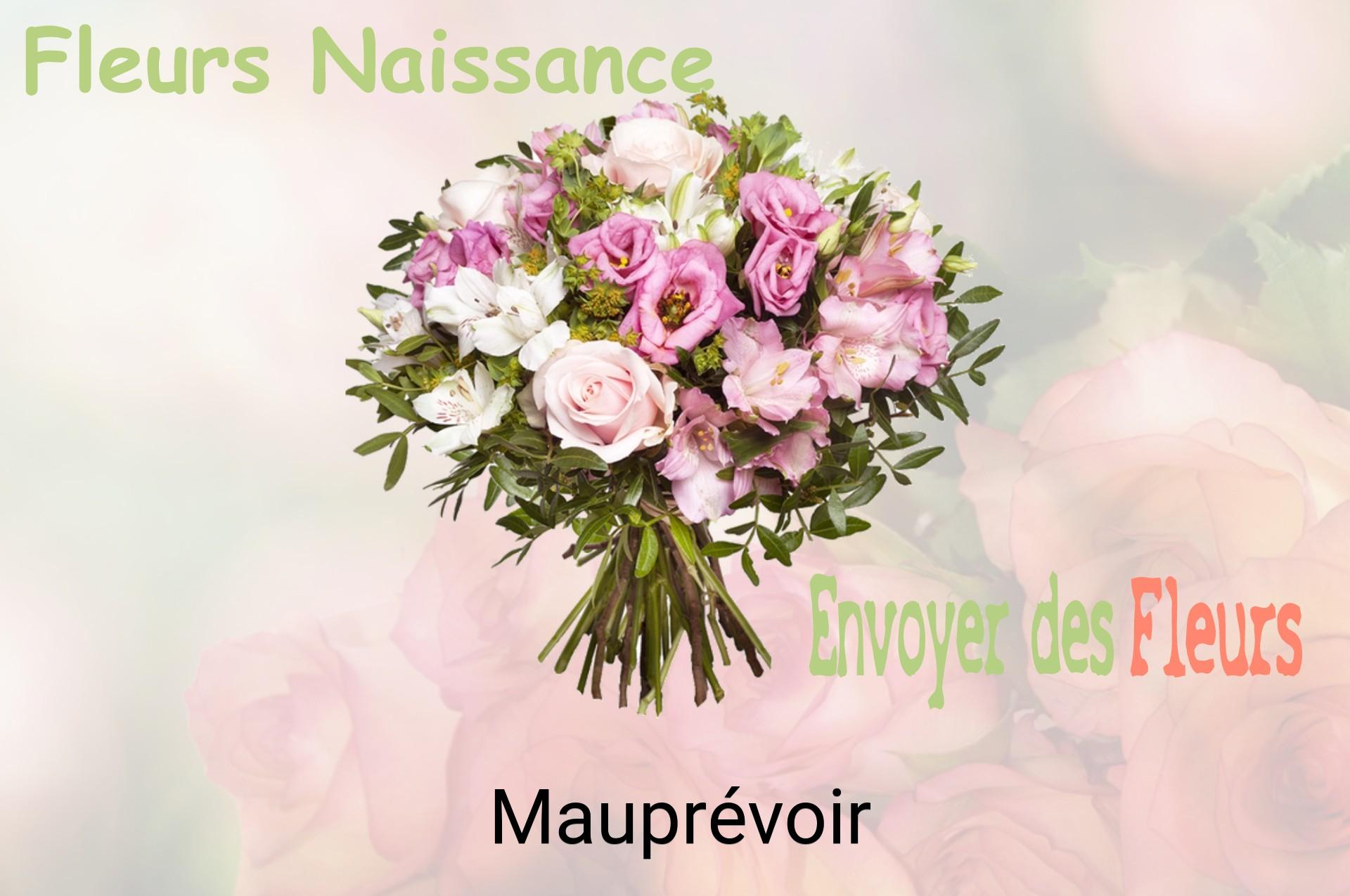 Bouquet de fleurs de naissance livré à Mauprévoir